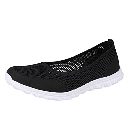 YULONGESS Unisex Slip on Sneakers Mesh Fitness Schuhe Leichtgewichts Atmungsaktiv Running rutschfest ausgefallene Sneaker Leichtgewichts Walking Schuhe Jogging Walkingschuhe Straßenlaufschuhe Cover