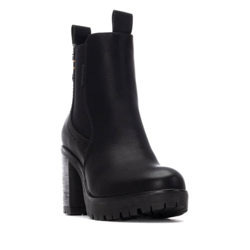 Refresh 173200, Stivale Donna, Nero, 37 Eu - 3