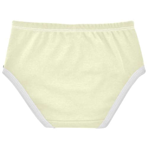 Joisal Light Golden Yellow Girl Panties Cute Girls Underwear Toddlers Cotton Animals Briefs Underpants 2t2
