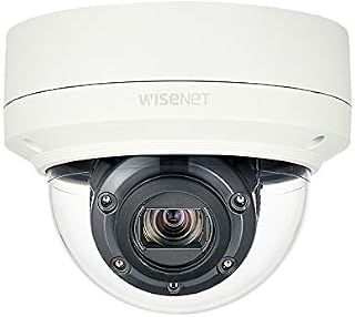 Samsung Hanwha Techwin WiseNet XNV-6120R 2MP Outdoor Network PoE IP Vandal Dome Security Camera with Night Vision for Home, Commercial Building