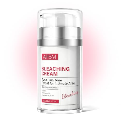 APBM Skin Lightening Cream for Intimate Area with Niacinamide, Arbutin, Tranexamic Acid and Vitamin C, Even Skin Tone for Body, Underarm, Knees, Elbows, Inner Thigh, Bikini Areas, 1.7 fl.oz
