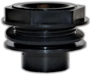 25mm Threaded Tank Connector | Bulkhead PVC Plumbing Fitting for Ponds, Gardens, Water Features, Drainage, and Rigid Pipe Connections