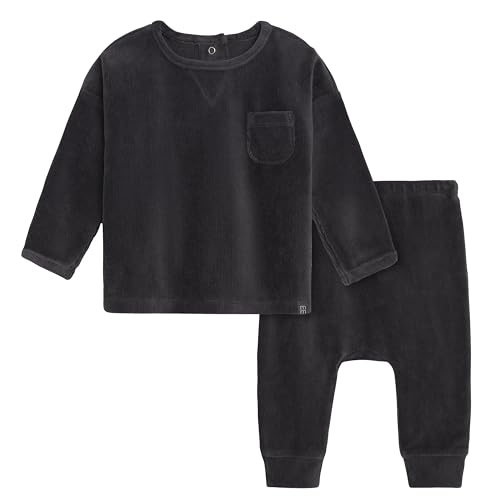 Image of Modern Moments by Gerber Baby Boys 2 Piece Top & Pant Set