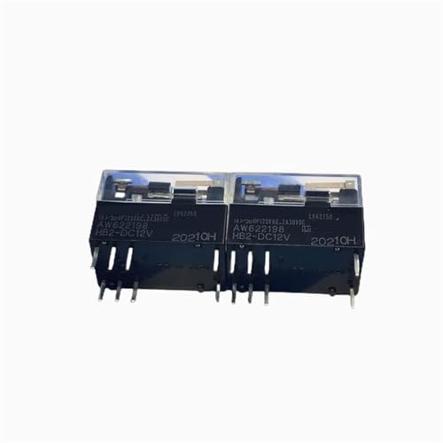 Relais HB2-DC12V 8 broches mini composant électronique 12V DC pour circuit imprimé