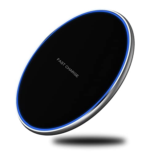 CHENIUE 15W/10W/7.5W Max Fast Wireless Charger,Qi-Certified Wireless Charging Pad Compatible with iPhone 13/12 Mini/12 Pro Max/SE 2020/11 Pro Max,Samsung Galaxy S21/S20,AirPods Pro