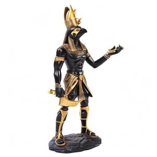 Pacific Giftware Estátua egípcia de Hórus para decoração de casa feita de poliresina