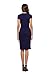CEASIKERY Women's Business Retro Cocktail Pencil Wear to Work Office Casual Dress Navy