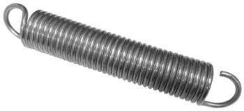 KFI 10 in. Plow Spring Replacement for All KFI Plows P800304-R, Made in USA, Galvanized Steel, Black