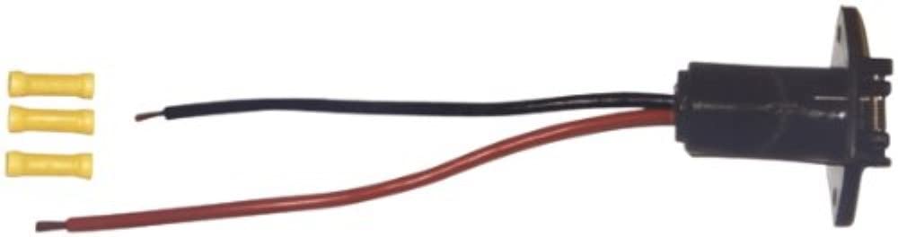 Rig Rite Manufacturing Receptacle 445 OEM Retrofit 3-Wire Trolling Motor 10-Gauge Male Plug-Red, Black and Yellow Finish