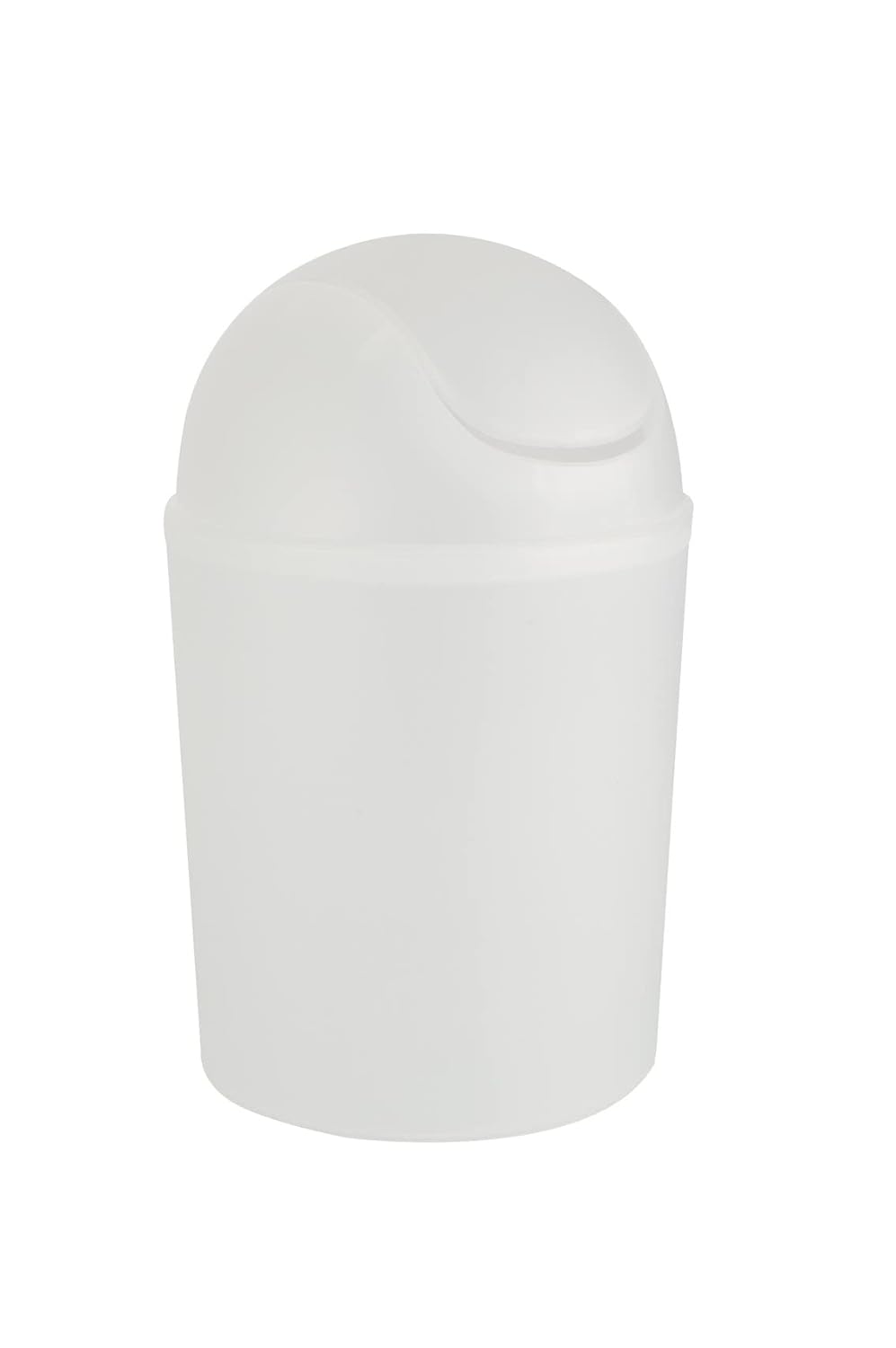 Wenko 15199100 Swing Top Bin Arctic - 4.5 litre 32 cm Tall, Transparent