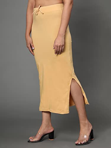Image of Jaanvi fashion Women's Cotton Mermaid Saree Shapewear,Petticoat,Skirt, Comfortwear