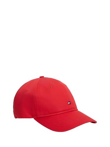 Tommy Hilfiger Women's 6 Panel Soft Cap, Primary RED One Size