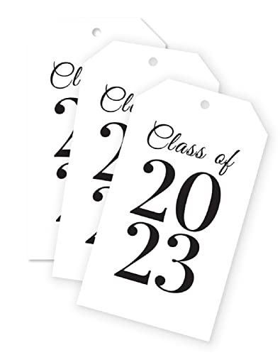 25 Class Of 2023 Graduation Gift Label Hang Tags For Party Favors, Treats Or Thank You Decorations Made In The Usa #TOP5