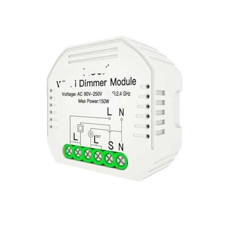 Atenuador LED interruptor 1/2 vías 90V 250V regulador de intensidad