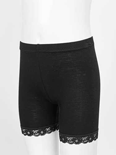 TiaoBug Kids Girls 6 Packs Lace Dance Shorts Bike Shorts Safety Under Dress Yoga Gymnastics Undershorts Activewear4