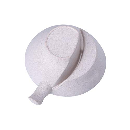 Soggy Cereal Bowl Wheat Straw Biodegradable Bamboo Eco Friendly Healthy Plastic Bowl (1 pack)