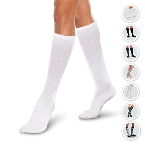 Core-Spun 10-15mmHg Medical Light Graduated Knee High Compression Socks2