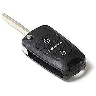 MAND 2 Button Remote Flip Car Key Shell for Hyundai Verna Fluidic