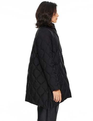 Orolay Women's Oversized Quilted Down Jacket Lightweight Puffer Casual Coat Long-Sleeve Padded Insulated with Pockets3