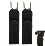 2PC Ceinture Sans Boucle élastique Invisible,Ceinture Sans Boucle Homme Et Femme,Céinture Latérales Invisibles,Unisexe Réglable Pour Jeans,Pantalon,Robe,Dégagement Rapide,No Buckle Belt (2*Noir)