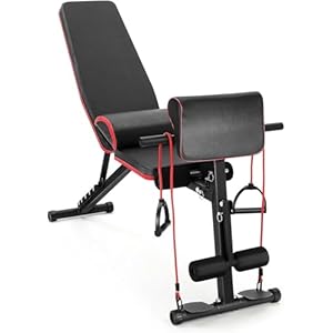 Shoze Gym Bench, Foldable Workout Bench | Adjustable Multi-Purpose Incline Bench – Full Body Exercise