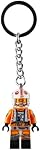 LEGO Star Wars Luke Skywalker Pilot Outfit Minifigure Keyring 854288, Orange, S