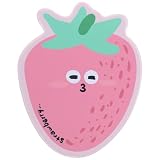 DIYEAH Alfombrilla De Ratón para Escritorio Kawaii De Fresa 10.82X8.66X0.15In Superficie Lisa para Precisión Base Antideslizante Bordes Cosidos Ideal para Trabajo Y Juegos