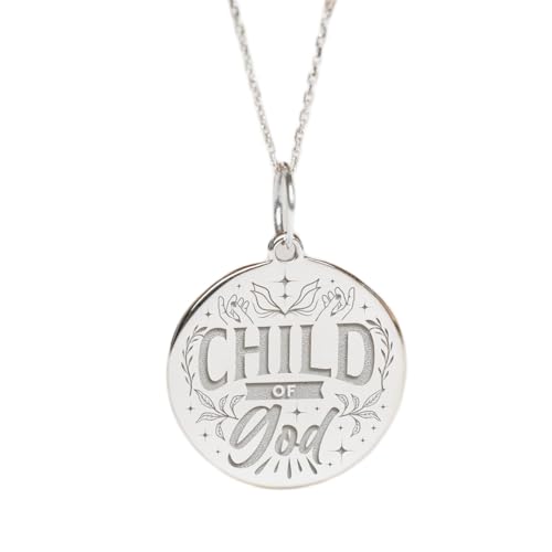 Collier chrétien en argent 925, le cadeau spirituel idéal avec sa chaîne 45 cm