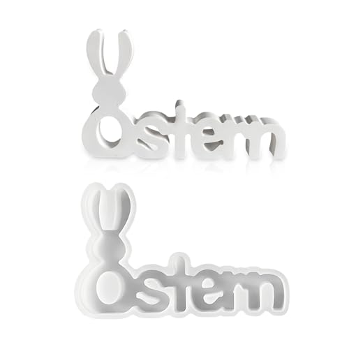 Diyxisk Stampi in Silicone per Resina, Stampi Silicone per Candele, 3D Coniglietti Pasquali, Gesso per Stampi, Utilizzato per Realizzare Rilievi in Gesso, Ornamenti in Resina (Tipo A)
