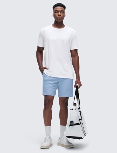 CRZ YOGA Mens Cotton-Blend Short Sleeve Tee Tops Moisture Wicking Workout Athletic Casual Lightweight Soft Basic T-Shirt3