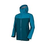 Mammut Herren Crater Hooded Hardshelljacke mit Kapuze, Wing Teal-Sapphire, XL