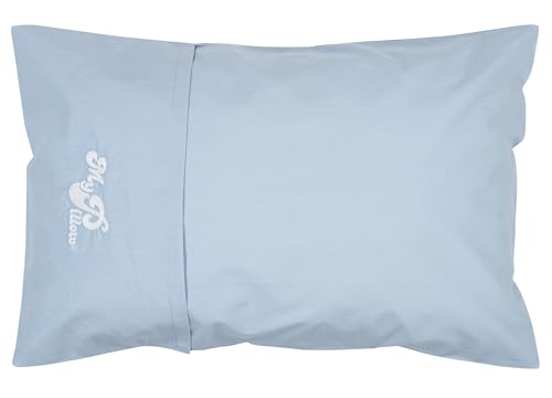 MyPillow Multi-Use Travel Pillow Compact Pillow for On-The-Go Comfort and Sleeping Portable Compact Washable Pillow for Adult and Kids Neck Support [Celestial Blue]