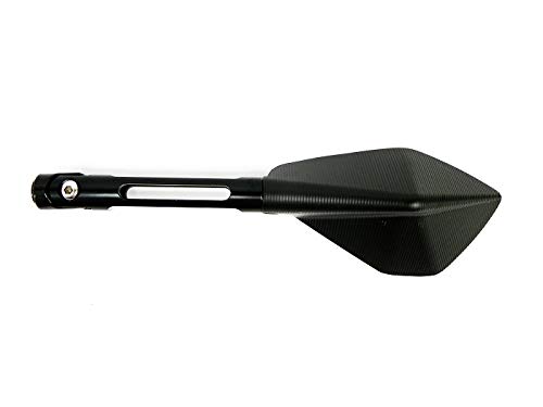 Kit Retrovisor Prisma+Manete Curto+Manopla Esportiva c/Peso Yamaha Fazer 250 Prata