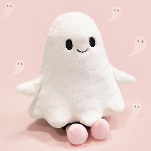 Peluche Fantasma Halloween de 30 cm mullido para decoración de hogar 3