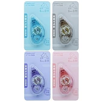 3 Pack Permanent Adhesive Runner Roller Tapes, Glue Runner Permanent 6mx6mm