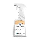Rain Guard Wood Sealer Spray | 16 Oz | Waterproof Outdoor Protection | Hydrophobic Barrier for Wooden Floors Decks Fences | Long-Lasting, Eco-Friendly | Safe For Pets & Plants | No Gloss | Made in USA