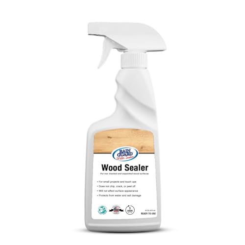 Rain Guard Wood Sealer Spray | 16 Oz | Waterproof Outdoor Protection | Hydrophobic Barrier for...