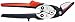 Bessey SAFETY Strap Cutter D123S-SB with Compound Leverage, Black/Red/Silver