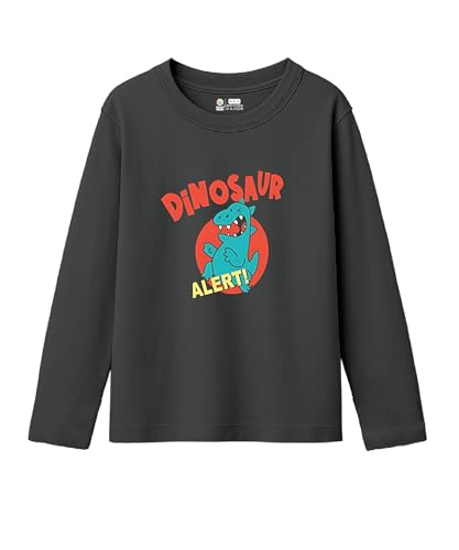 Image of SHODOX Boys Cotton Blend Printed Regular fit Long Sleeve T-Shirt (Pack of 3)