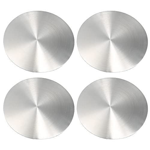 X AUTOHAUX 75mm Silver Tone Car Universal Wheel Center Hub 4pcs
