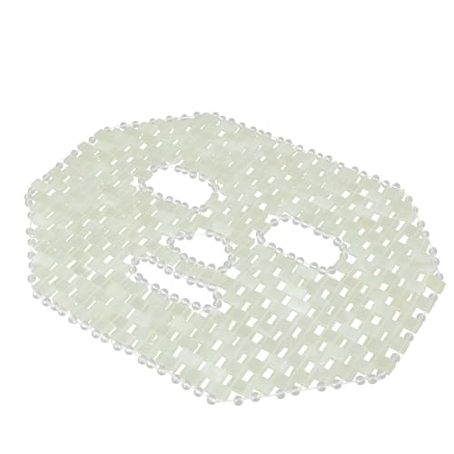 IWOWHERO Jademaske zur Hautpflege Beruhigende Gesichtsmaske mit Massagefunktion Natürliche Anti Aging Maske für Empfindliche Haut und Porenverfeinerung