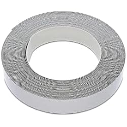 Estanteria Gris Perla Ikea WoodPress® Cinta de melamina gris perlado de 15 mm, cinta de chapa prepegada, rollo de 7,5 m, planchar para una fácil aplicación de bricolaje, cubrirá el borde de un panel de MDF estándar