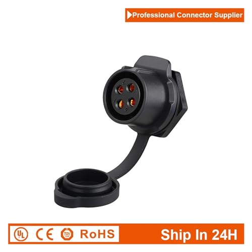 Conector estanco LP20 4 pines con rosca M20 para automatización 6