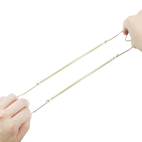 Image of 2 Pcs Wall Plate Hangers Gold Wire Hook for 10 to 14 Inch Decorative Antique Plates
