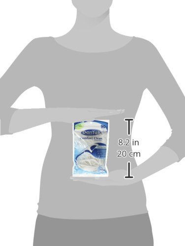 Dentek Comfort Clean Silk Floss Picks, Fresh Mint, 90 Count #TOP2