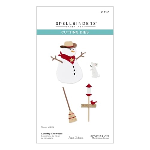 Matrices de découpe bonhomme de neige Country Christmas pour transmettre la magie des fêtes
