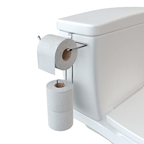Suporte Triplo de Papel Higiênico p/Caixa Acoplada, Stolf, Cromado