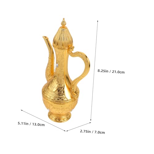 Pot à vin rétro ABOOFAN, récipient en alliage, cadeau de table