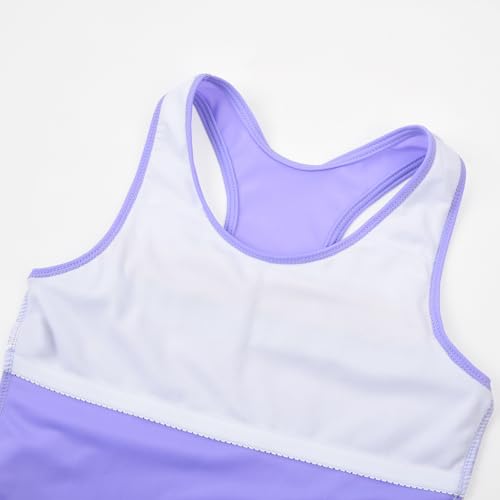 Image of Uhnice Girls Swimsuit Two Piece Tankini Swimwear with Boyshort