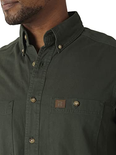 Wrangler Riggs Workwear Men's Logger Twill Long Sleeve Work Shirt